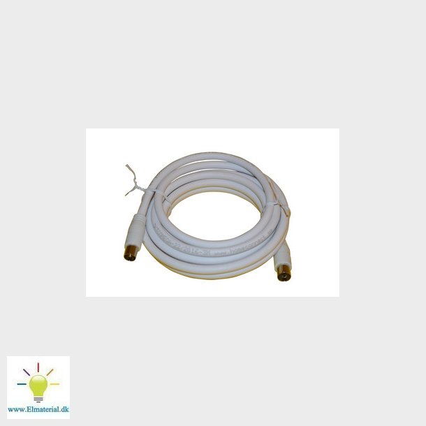 Tilslutningskabel 3,0m hvid