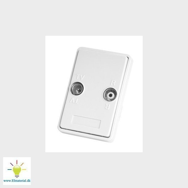 Antenneudtag slutdse R/TV FREJA T0B hvid