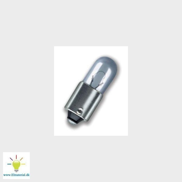 Gldelampe 30V 0,07 A BA9S 10X23 mm