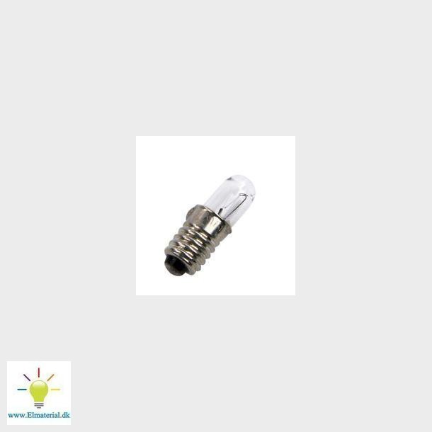 Gldelampe 220V 5W E10 10X28 mm