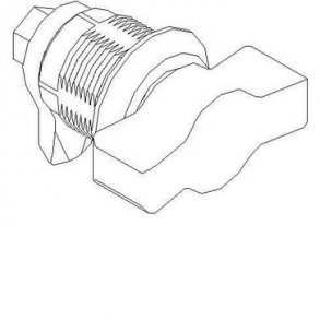 Tabula lukketj med fingergreb front 100 stk