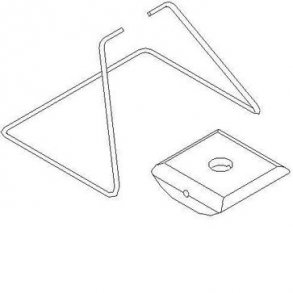 Klipsmtrikst F 400-1000A skinne