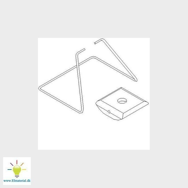 Klipsmtrikst F 400-1000A skinne