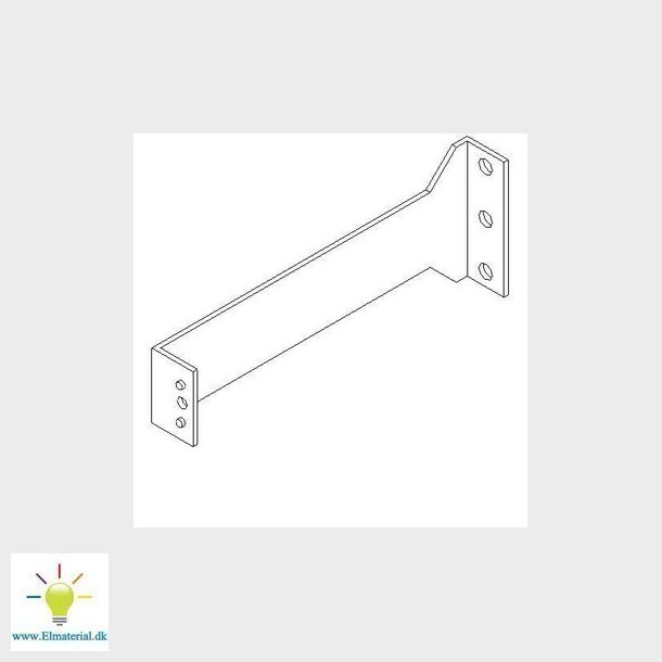 Beslag DIN-SKINNE Hj/Grundplade