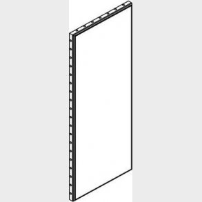Tabula grundplade 4X10M med kant, hullet