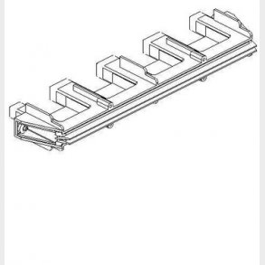 Tabula skinneholder med stop