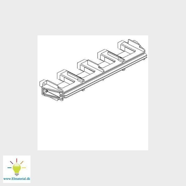 Tabula skinneholder med stop