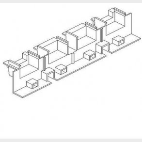 Tabula skinneholder top/bund
