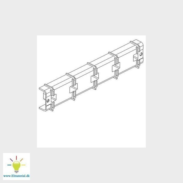 Tabula skinneholderjern isolation