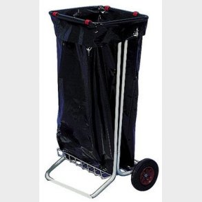 Affaldsstativ lys gr p 2 hjul, uden lg