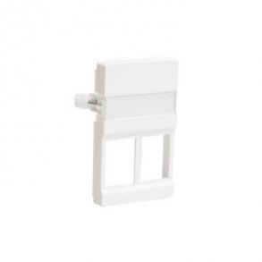 Dataudtag FUGA 1,5m for 2* Keystone montageramme lysegr