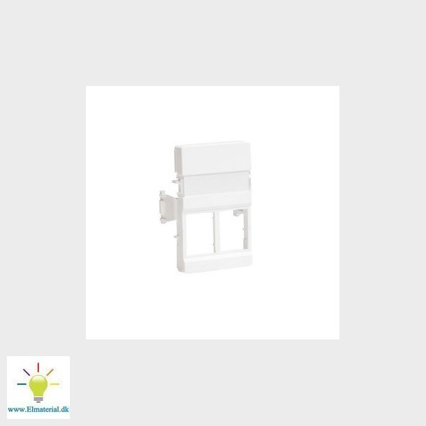 Dataudtag clicline for 2* keystone montageramme hvid