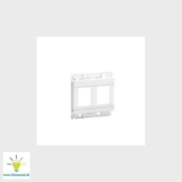 Dataudtag OPUS 1m for 2* keystone montageramme hvid