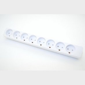 STIKDSE BRNESIK 8-vejs  HVID med Jord