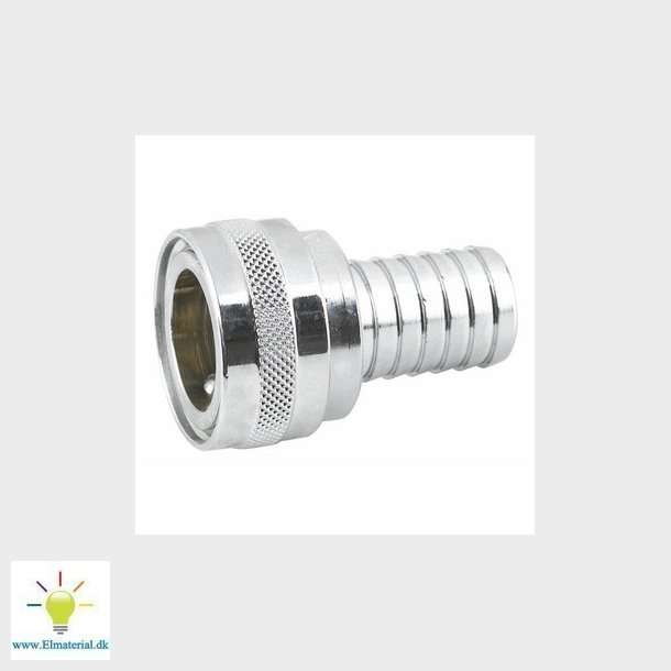 Koblingshus 1/2" med 3/4" slangespids