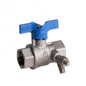 Pettinaroli kuglehane med blt T-greb og aftap muffe/muffe 52EUS 12