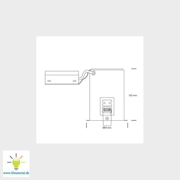 Giada 230V GU10 downlight uden lyskilde, udendrs, galvaniseret stl
