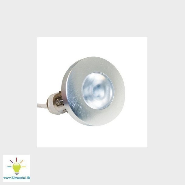 Viola Mini Downlight 350mA, 2W LED 2700K, brstet aluminium