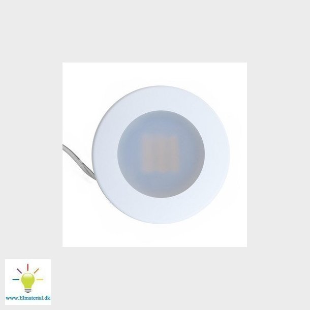 Alina Kabinetbelysning 350mA 2,2W 3000K 210lm Mat hvid Rund