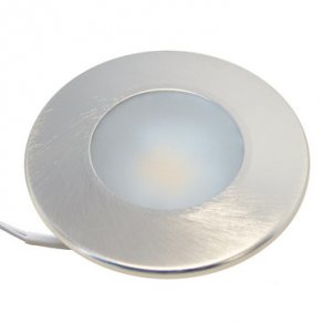 Gabriella Kabinetbelysning 350mA, 90°, 4W LED 3000K, brstet aluminium