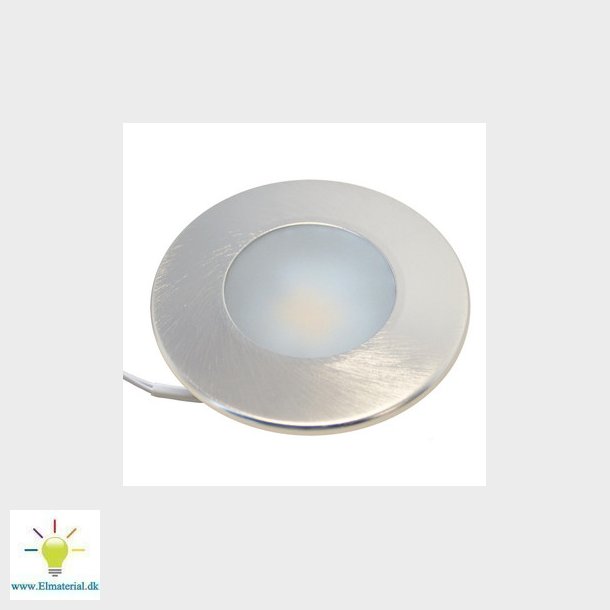 Gabriella Kabinetbelysning 350mA, 90&deg;, 4W LED 3000K, brstet aluminium