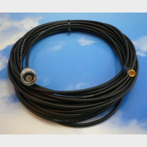 Forlnger kabel 10 meter RG58 SMA-han til N-han