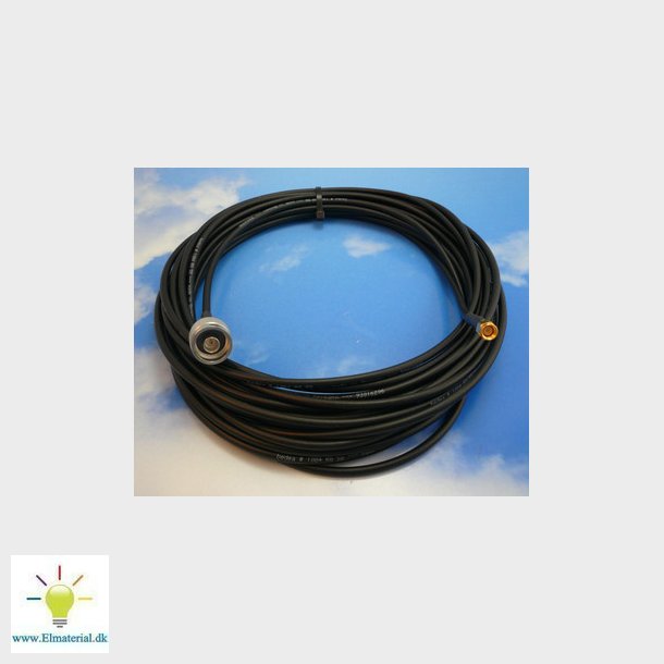 Forlnger kabel 10 meter RG58 SMA-han til N-han