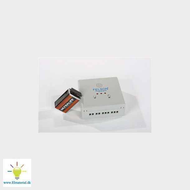 Felson fugtalarm model 5027S med 9V lithium batteri