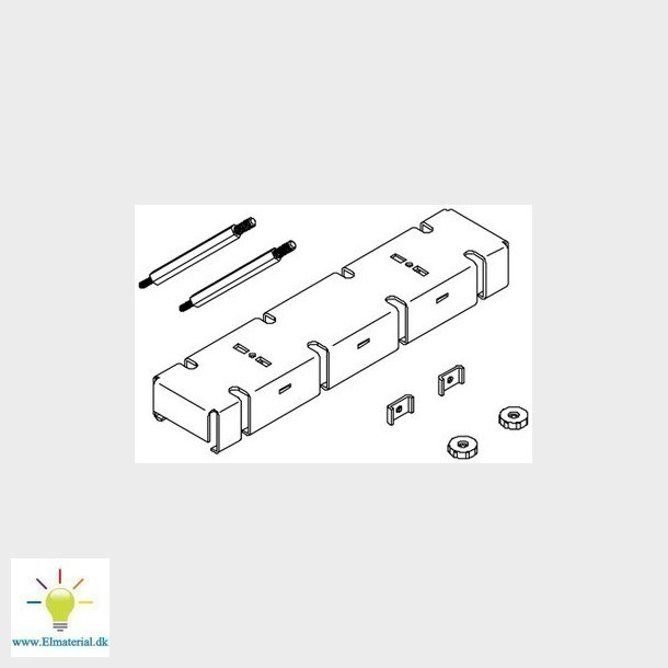 Afdkning skinne holder komplet 0880-0200S