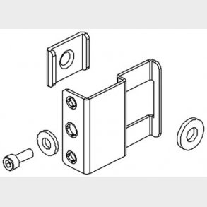Pe-beslag komplet pesk