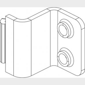 Beslag for lodret afdkning besp