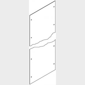 Skilleplade SP         DVSP10X2