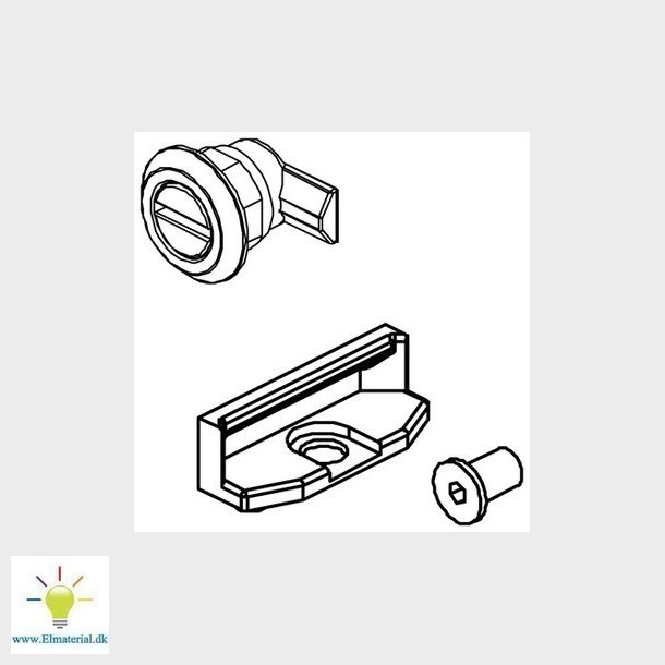 Snapskrue komplet        0720-2001S