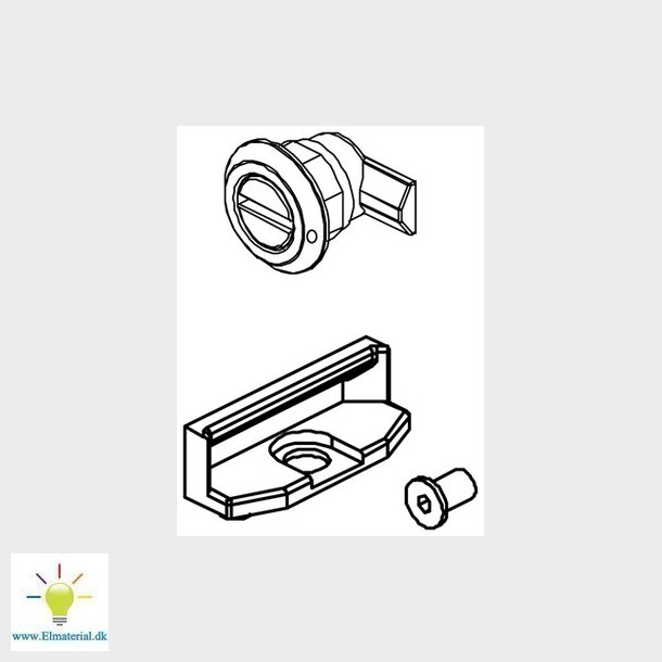 Snapskrue komplet med PLOM 0702-0001S