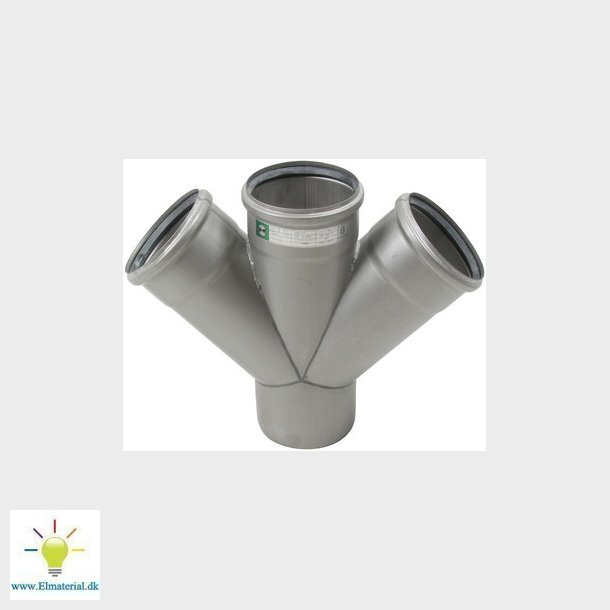 Blucher Metal grenrr 45&deg; 110 mm dobbelt rustfri/syrefast