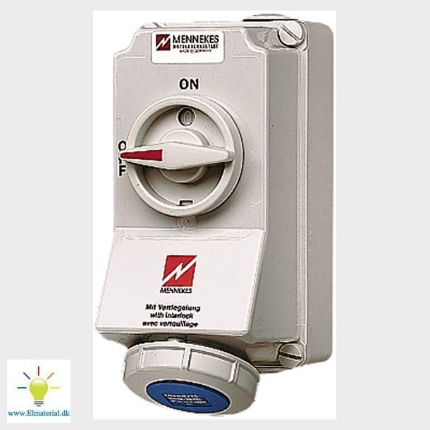 Cee Stikkontakt 16A 3P Ip67