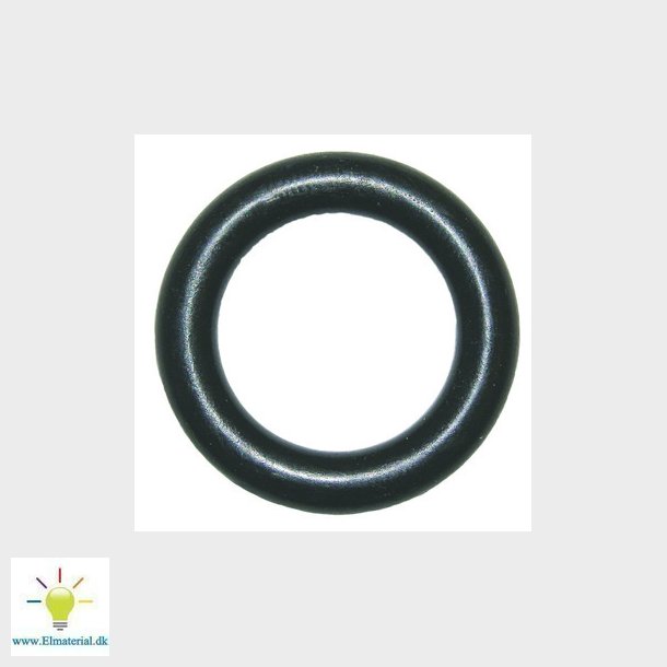 Gummiring sort 1 1/4"
