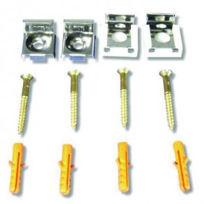 Spejlklemmer forkromet