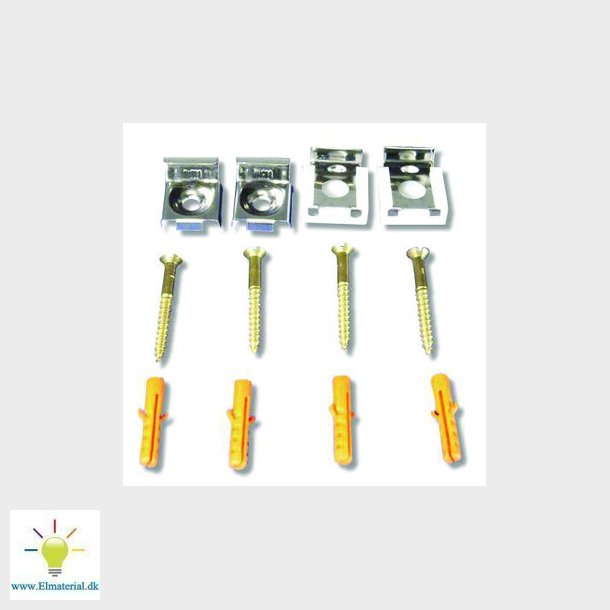 Spejlklemmer forkromet