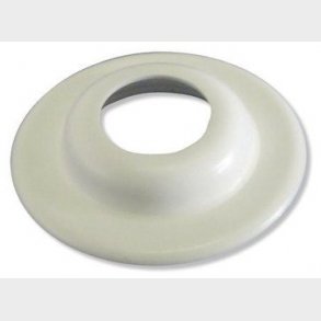 B�sningskrave plast hvid 1 1/4