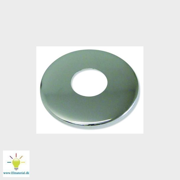 Roset forkromet presset 65 x 22 mm