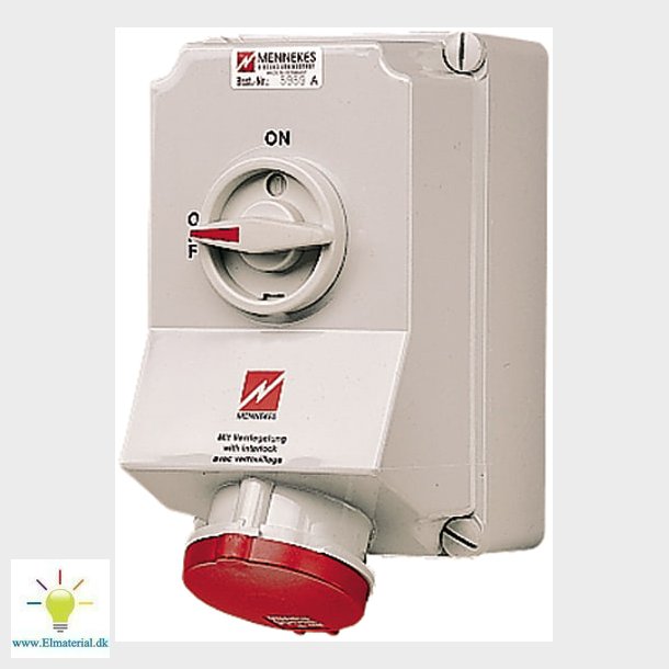 Cee Stikkontakt 63A 5P Ip44