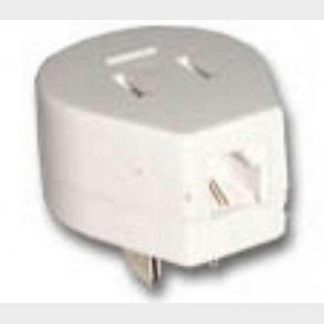 Telefonstikadapter 3P/H RJ11 hvid