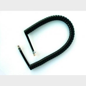 Spiralledning telefonr�r 5M sort