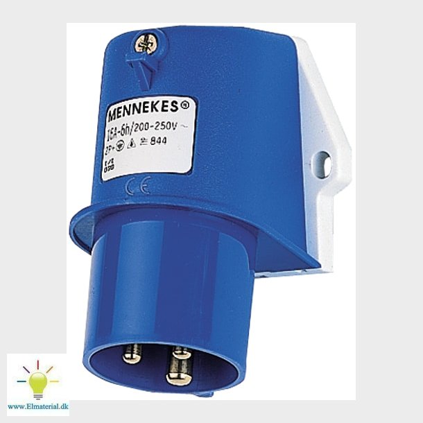 Cee Vgindtag 16A 3P M/Fl Ip44