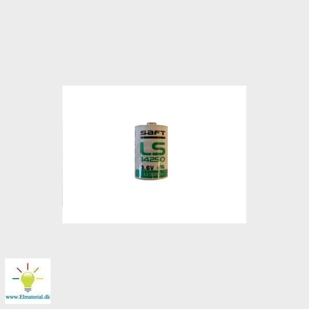 Batteri - 3,6V Lithium 1/2 AA