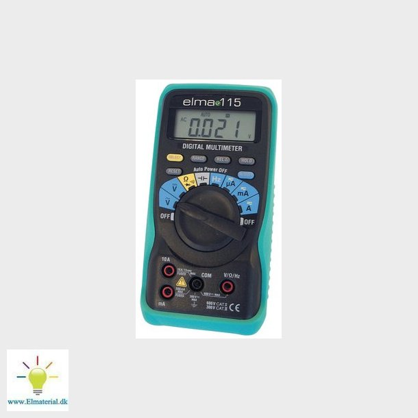 Elma 115 multimeter digitalt med kapacitetsmling