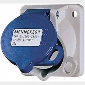 Cee Vägguttag sned 16A 3P Ip44