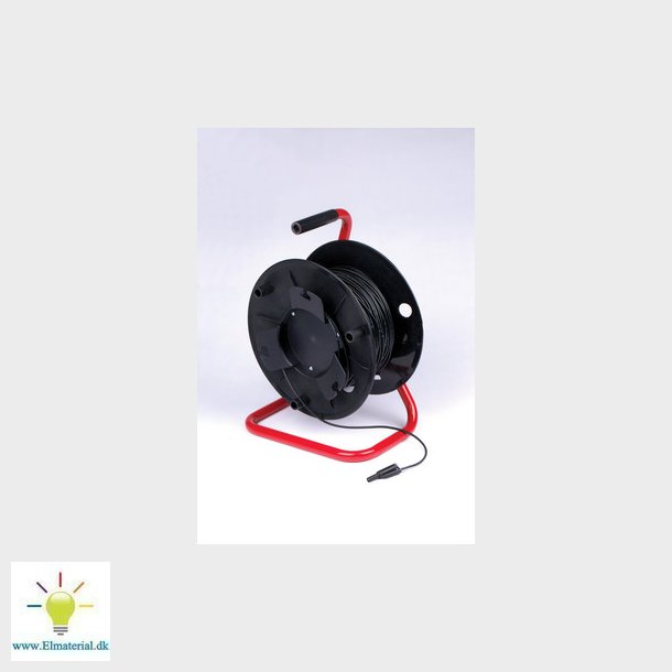 Elma kabeltromle, Sort, 100m, 1,0mm2