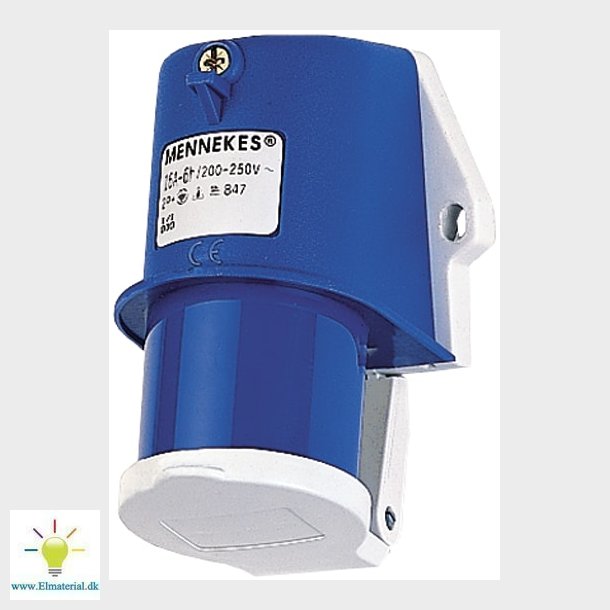 Cee Vgindtag 16A 3P M/Fl Ip44